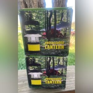 Yellow Retractable Lantern - Compact Camping Light